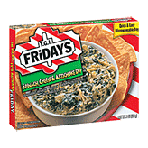 T.G.I. Friday's  spinach & artichoke cheese dip, snack size Left Picture